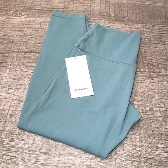 lululemon athletica Pants - NWT Lululemon Lululemon High Rise Align Pant 25”Tidewater Teal TIDT Size 14